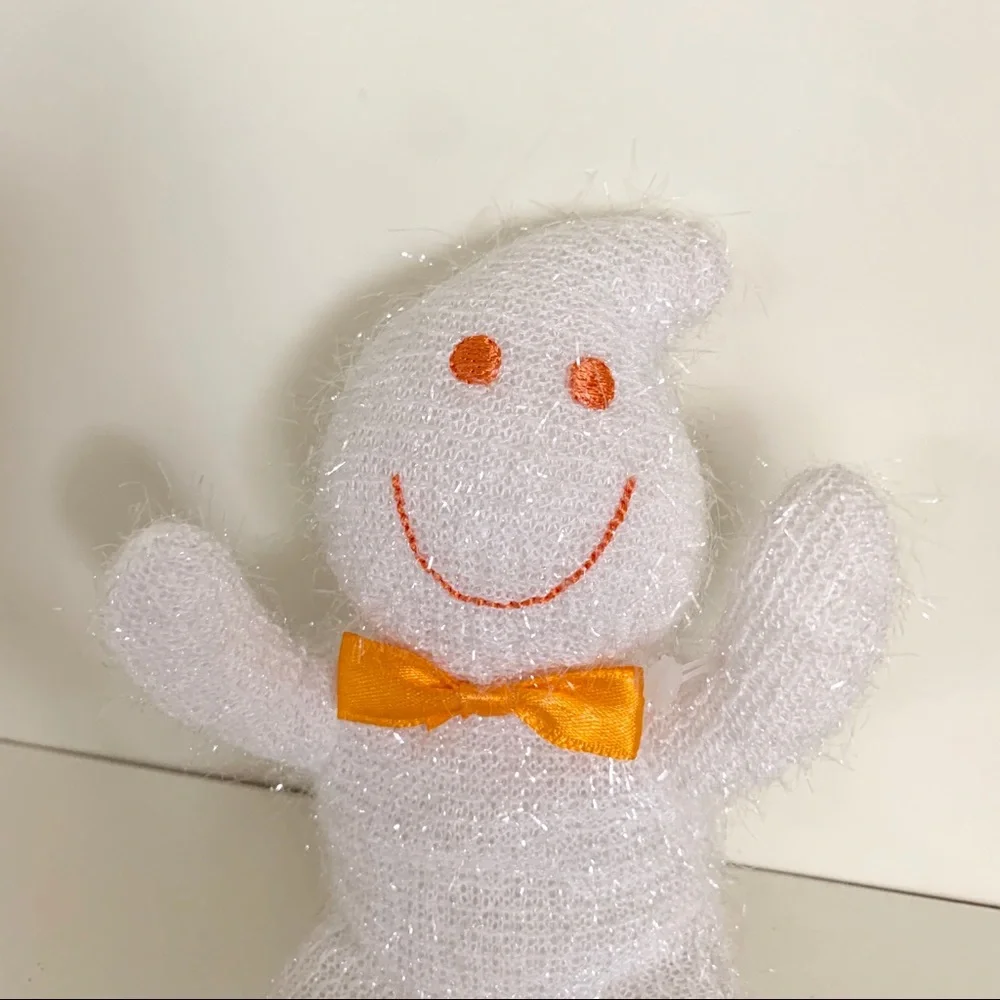 New Vintage  glitter ghost plush Halloween